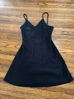 BDG Black Mini Slip Dress with Spaghetti Straps